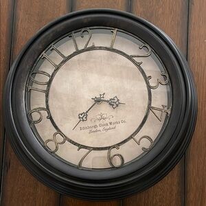 Black Wall Clock